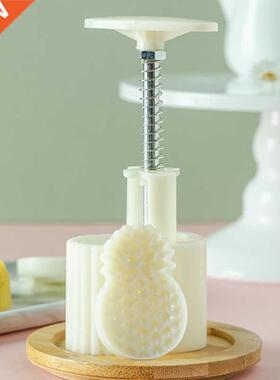 Plastic Mooncake Mold 50/65g Cookie Cutter with 2 Stamps Han