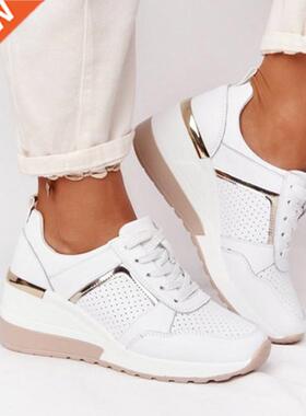 Brand Design 2021 New Women Casual Shoes Height Increasing S