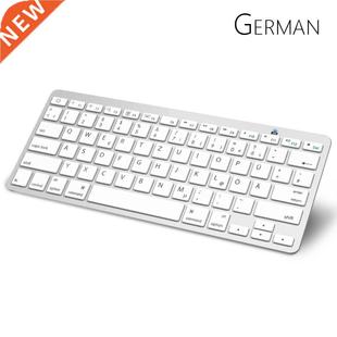 German Arabic Bluetooth Keyboard with QWERTZ Layout Wireless