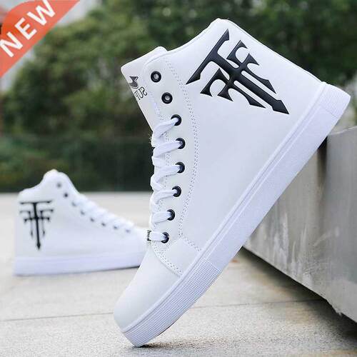 DAFENP 2022 New Fashion Mens High Top Sneaker Vulcanize Shoe