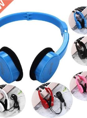 Wired Headset Kubite Kids Wire Headphones On Ear Foldable