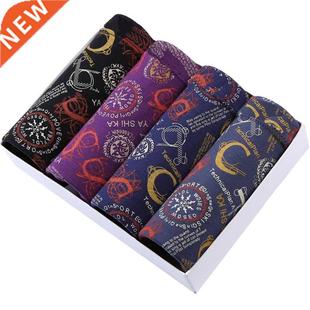 4Pcs/Lot Mens Underwear Boxers Shorts Fashion Men Underwear