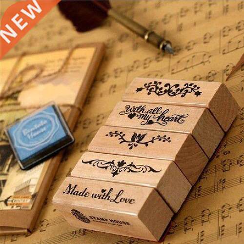 Lotus Rose Stamps Floral Pattern Rectangle Flower Printing