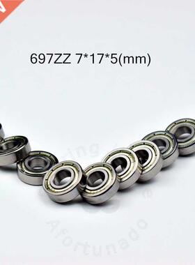 10cs 697ZZ 7*17*5(mm) fee shiing chome steel Metal Sea