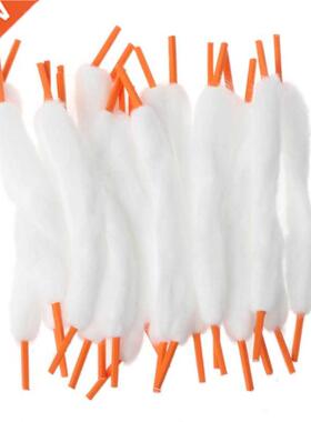 20pcs Preuilt Wire Coil Threads Organic Vape Cotton Strips