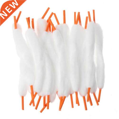 20pcs Preuilt Wire Coil Threads Organic Vape Cotton Strips