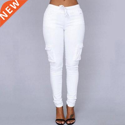 2022 Large Size White Pants Joggers Women Oversized High Wai