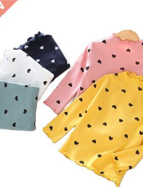New Cotton Autumn Baby Girls Clothes T Shirts Winter Turtlen