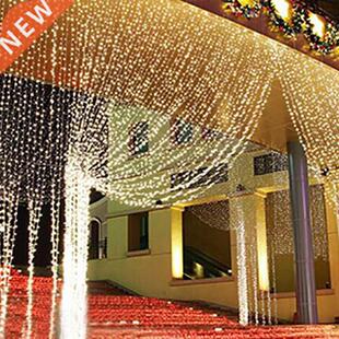800LEDS Icicle String Lights Street Garlands Christmas Decor