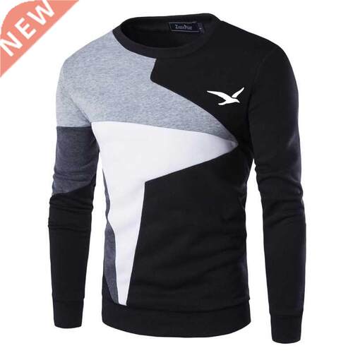 ZOGAA 2022 Sweaters Men New Fashion Seagull Printed Casual O
