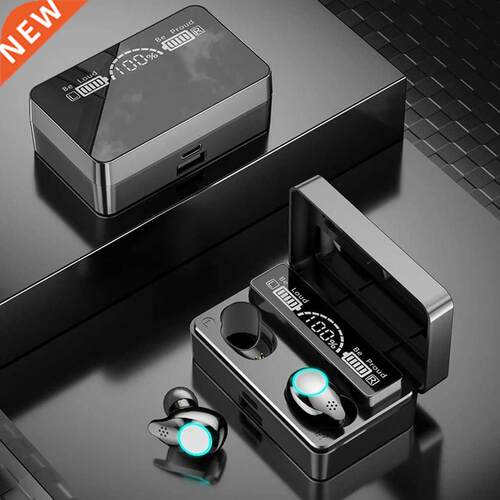 TWS Bluetooth-compatible 5.0 Earphones LED Display Charging