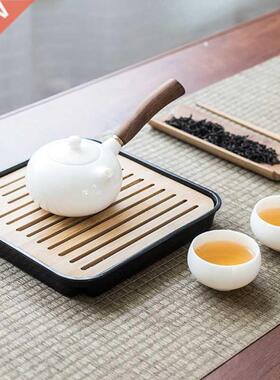 Sque Simple Dry Soak Tea Tray Eco-Friendly Wooden Drainage