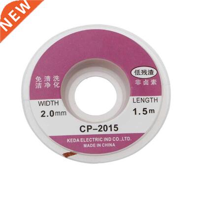 5ft 2.0mm Desoldering Braid Solder Remover Copper Wick Spool