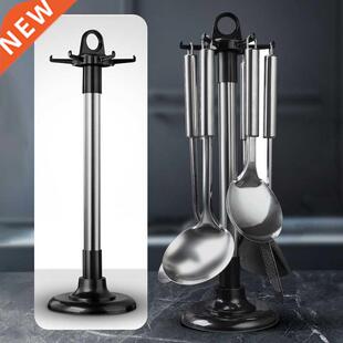 Kitchen Rotary Storage Rack Rotatable Kitchenware Organizer