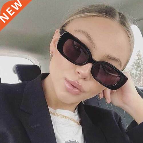 2021 Square Sunglasses Women Luxury Brand Travel Small Recta