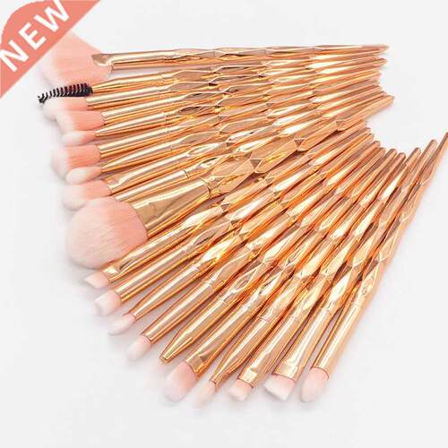 10/20Pcs Diamond Makeup Brushes Set Powder Foundation Blush