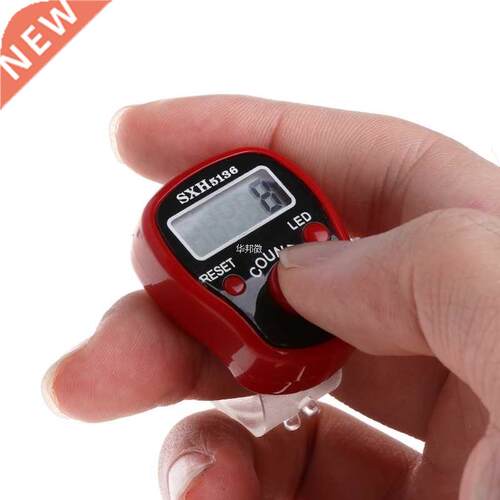 Mini 5 Digit LCD Digitl Disply Finger Hnd Ring Tlly Coun