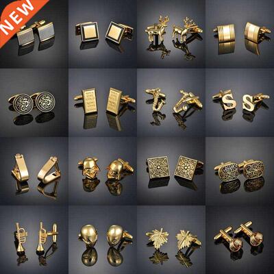 Light Luxury irt Cufflinks Men's Cuffs Nail French Gol