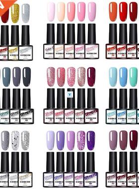 2/4/5/6Pcs Nail Poli Gel Set Nails Hybrid Gel Vernis Semi