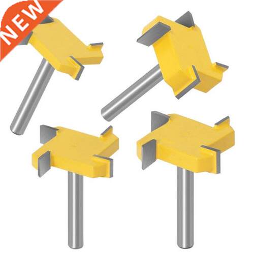 4Pcs CNC Spoilboard Surfacing Router Bits 1/4 Shank Milling