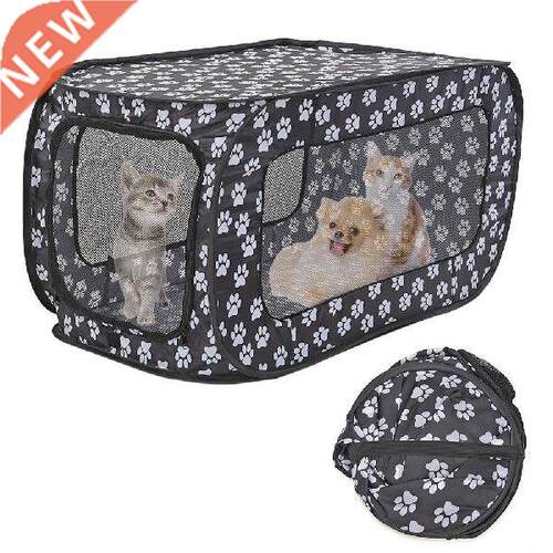 Portable Folding Pet Tent Houses Foldable Pet Fence Cat Dog