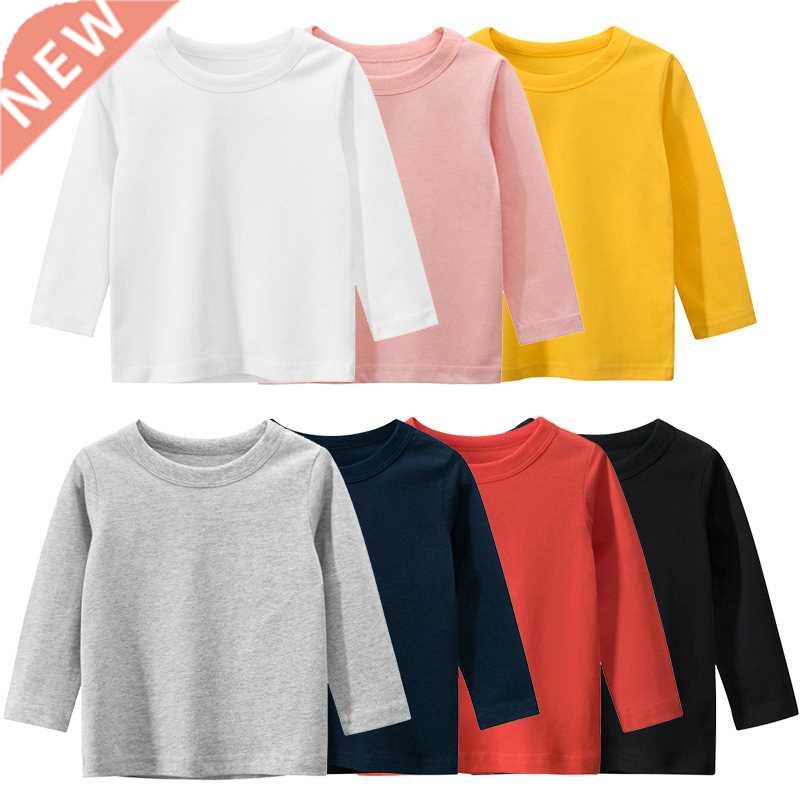 Long Sleeves Kids Children T Shirt Boys Girls Toddler Infan图片