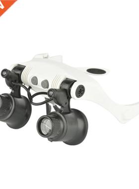 6X 8X 10X 15X 20X 25X LED Loupe RepEyewear Magnifier For Rep