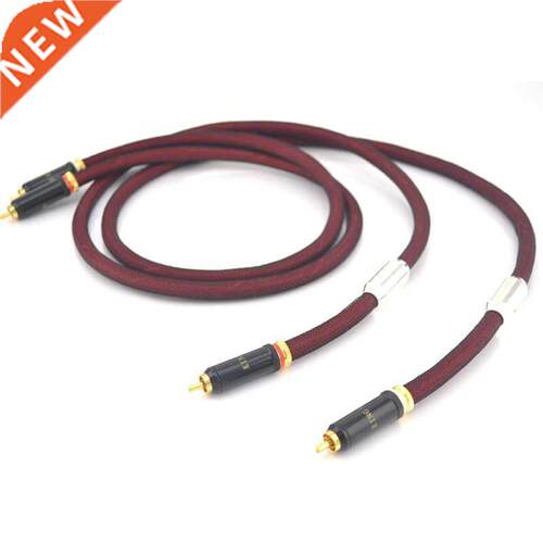 GT.2 OCC Pure Copper Audio RCA Interconnect Cable with Gold