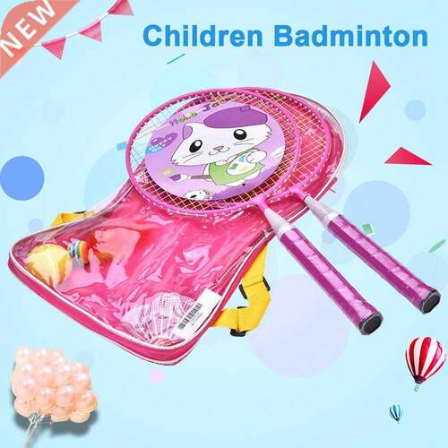 1 Pair Colorful Children Entertainment Cartoon Badminton