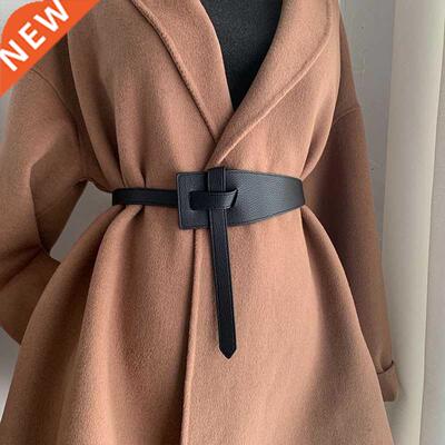 118cm Female Fashion Belt Wide Leather Corset Belt for Women