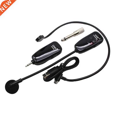 Wireless Microphone Headset Mic UHF Transmitter + Receiver
