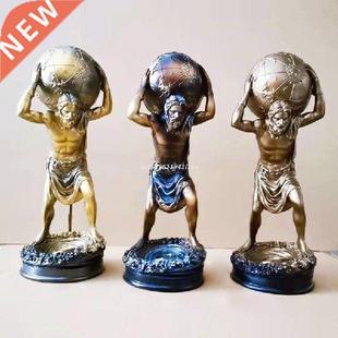Greek Titan- Atlas- Carrying the World Statue Resin