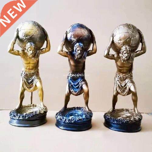 Greek Titan- Atlas- Carrying the World Statue Resin
