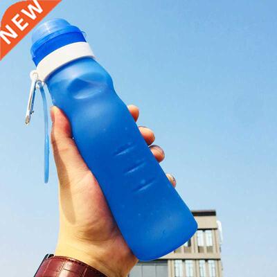 Silicone Water Bottle Collapsible Sport Portable Cup Foldabl