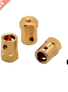 10pc Hexagonal Brass Coupling length 18mm Hex Connector Robo