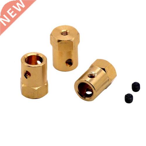 10pc Hexagonal Brass Coupling length 18mm Hex Connector Robo