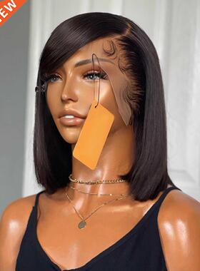 Short Bob Wigs 1x4 1x6 Lace Front Wig Straight alipearl ha