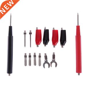 16pcs Multimeter Probe Silicone Test Lead Cable Alligator Bu