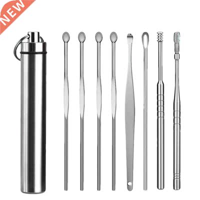 7pcs/set Ear Cleaner Wax Removal Tool Earpick Sticks Earwax