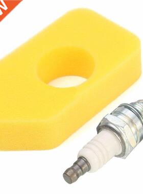 Lawn Mower Air Filter & Spark Plug Replacement Fits For