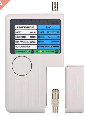 New Remote RJ11 RJ45 USB BNC LAN Network Cable Tester for UT