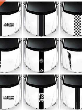 Hood Car Sticker Personalized Stripe Stickers Auto Modified