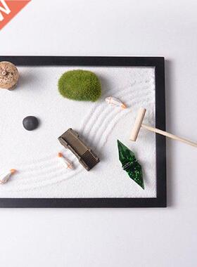 Sand Tray Wooden Tray Figurine Living Room Decoration New