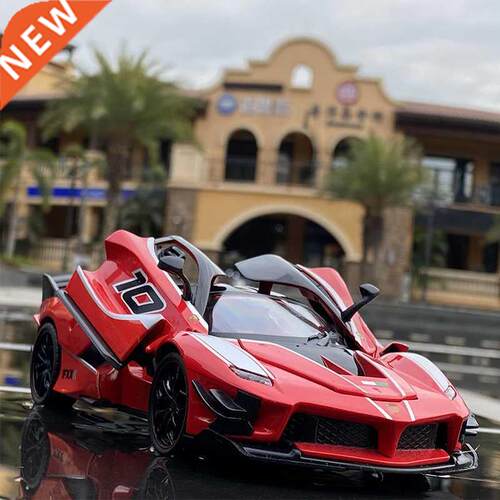 Large Size 1:24 LaFerrari FXXK EVO Alloy Racing Car Model Di