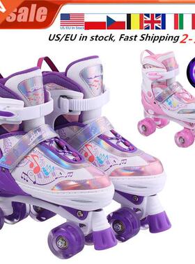 Adjustable roller skate for kids girls with Full Light Up LE