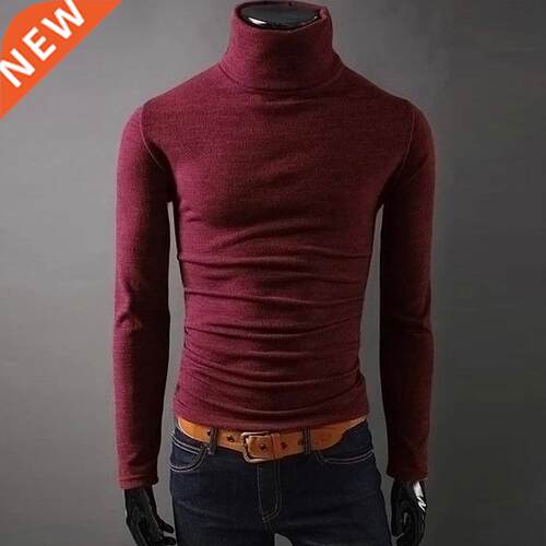 2022 New Autumn Mens Sweaters Casual fashion Male turtleneck