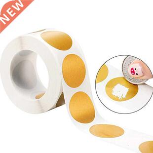 300pcs Round Silver Scratch Off Stickers Scratch Off Labels