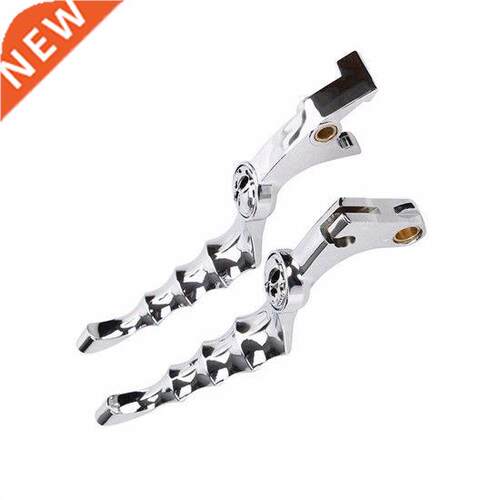 Chrome Skull Zombe Brake Clutch Levers For Honda Shadow VT