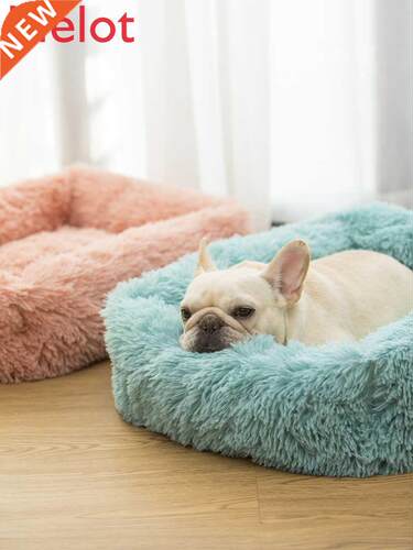 Deep Sleep Plush Square Pet Bed Large, Medium and Small