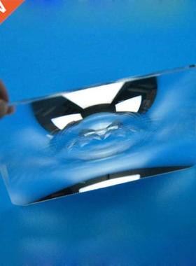 100x70mm Small Optical PMMA Plastic Fresnel Lens Solar Focal